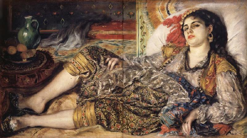 Pierre Renoir Odalisque or Woman of Algiers oil painting picture